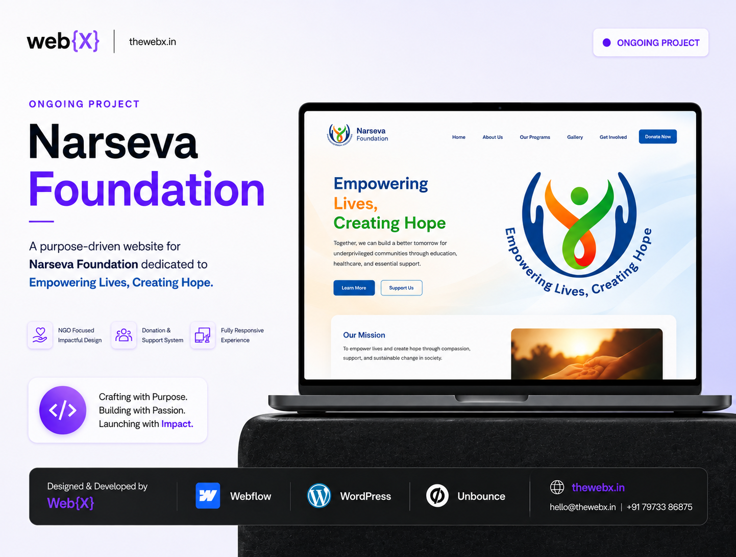 Narseva Foundation project preview